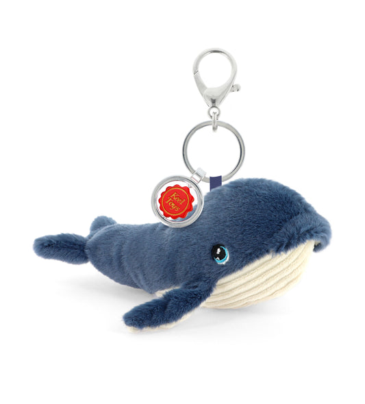 Keeleco Bag Charm Soft Toy Keychain - Blue Whale - 12cm