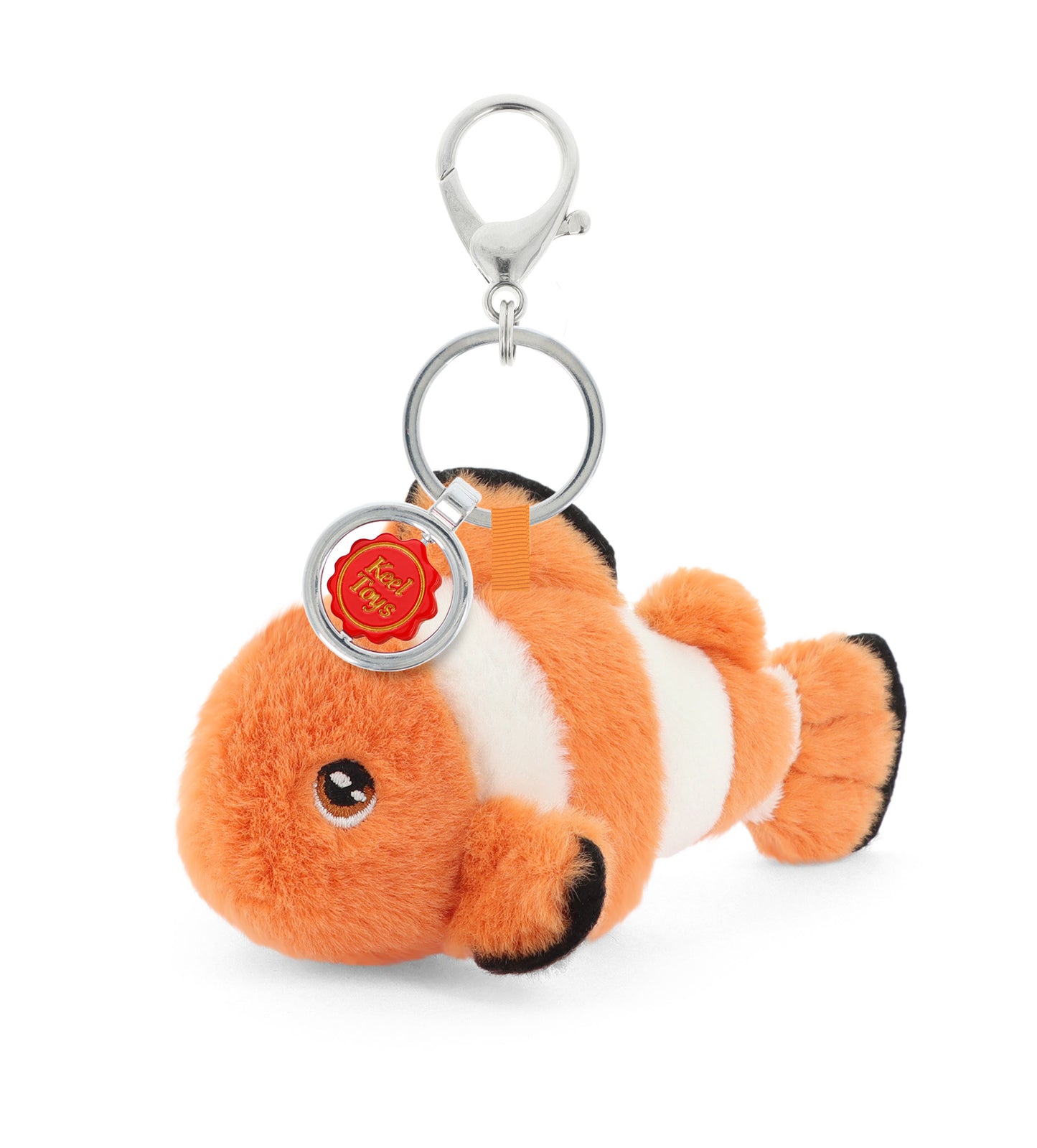 Keeleco Bag Charm Soft Toy Keychain - Clownfish - 12cm