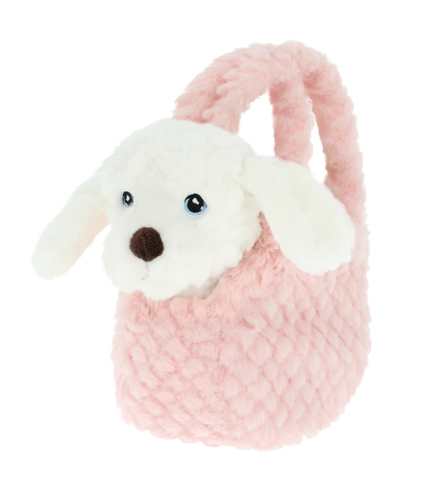 Keeleco Puppy in Bag - Bichon Frise Soft Toy 18cm