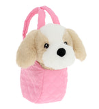 Keeleco Puppy in Bag - Cavapoo Soft Toy 18cm