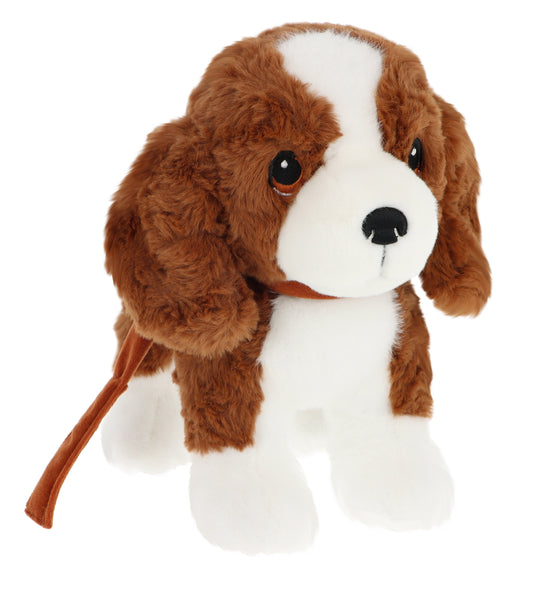 Keeleco Puppy Love on Lead Cavapoo Soft Toy 23cm