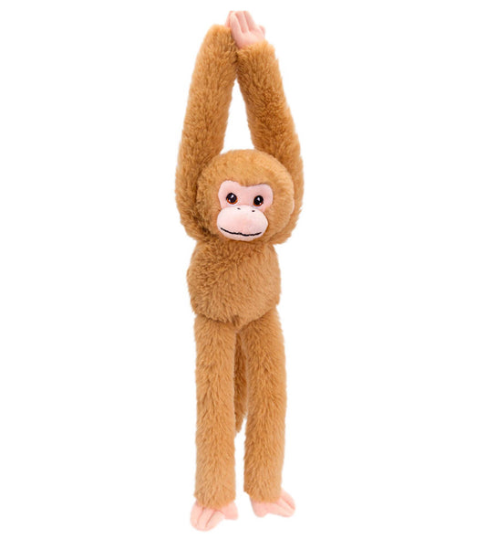 Keeleco Hanging Monkey Soft Toy 40cm - Golden Gibbon