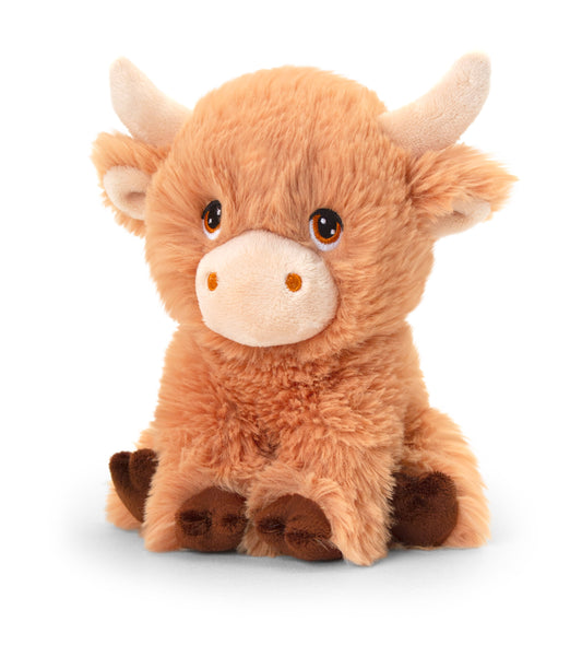 Keeleco Shaggy Cow Soft Toy 25cm