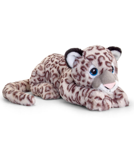 Keeleco XL Snow Leopard Soft Toy 80cm