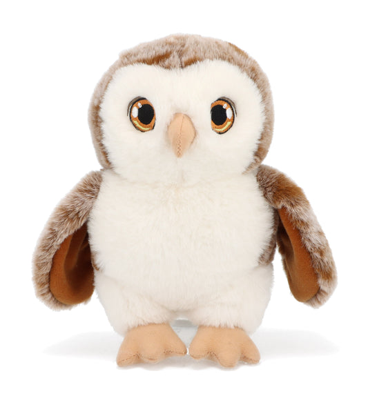 Keeleco Owl Soft Toy - Light Brown - 18cm