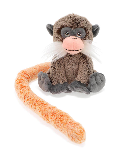 Keeleco Monkey Tails Soft Toy 18cm - Emperor Tamarin