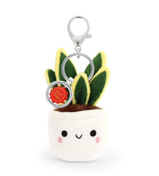 Keeleco Bag Charm Soft Toy Keychain - Snake Plant - 12cm