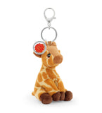 Keeleco Bag Charm Soft Toy Keychain - Giraffe - 12cm