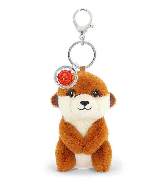Keeleco Bag Charm Soft Toy Keychain - Meerkat - 12cm