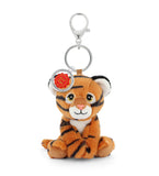 Keeleco Bag Charm Soft Toy Keychain - Tiger - 12cm