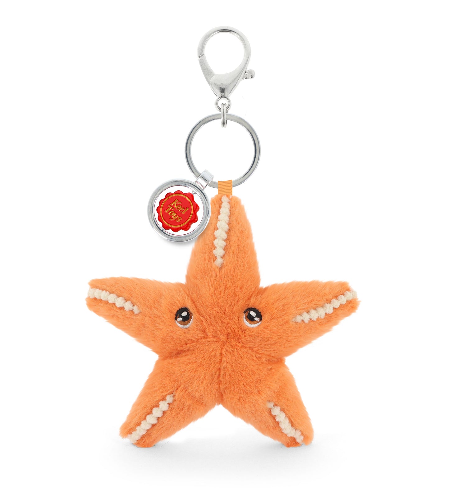 Keeleco Bag Charm Soft Toy Keychain - Starfish - 12cm