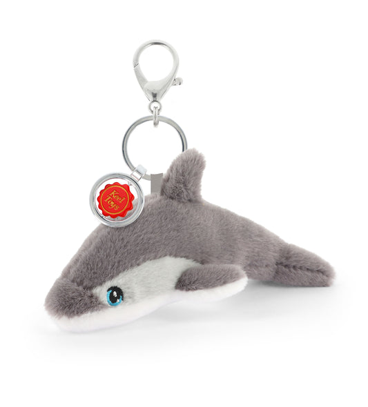Keeleco Bag Charm Soft Toy Keychain - Dolphin - 12cm