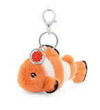 Keeleco Bag Charm Soft Toy Keychain - Clownfish - 12cm