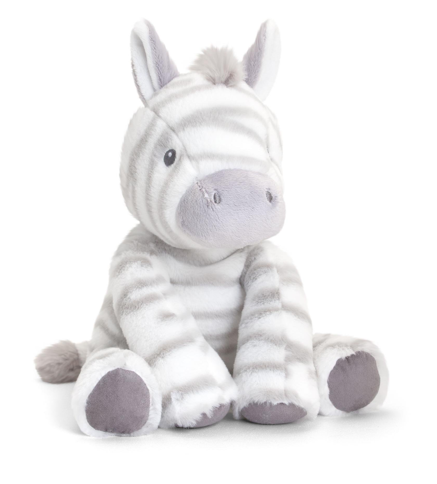 Keeleco Cuddle Zebra Soft Toy 25cm