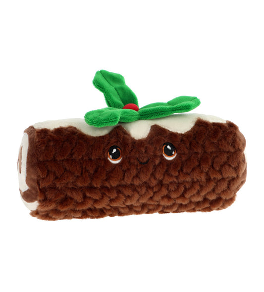 Keeleco Christmas Yule Log Soft Toy 20cm