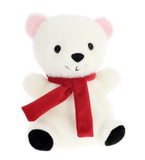 Keeleco Christmas Friends Polar Bear Soft Toy 18cm