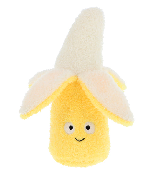 Keeleco Snackies Fruit & Veg - Banana Soft Toy 18cm