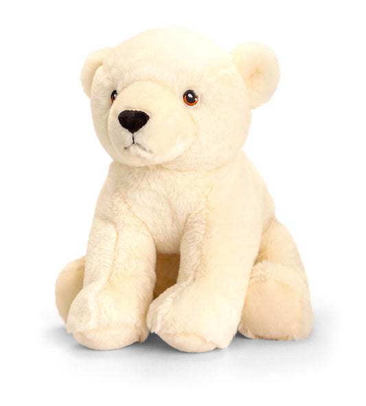 Keeleco Polar Bear Soft Toy 25cm