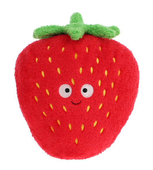 Keeleco Snackies Fruit & Veg - Strawberry Soft Toy 18cm