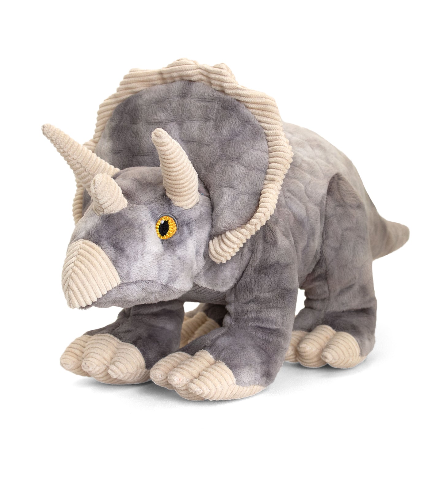 Keeleco Triceratops Soft Toy 38cm