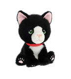 Keeleco Kitten Love Soft Toy - Black - 14cm