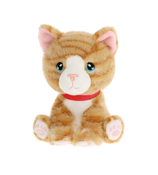 Keeleco Kitten Love Soft Toy - Ginger - 14cm