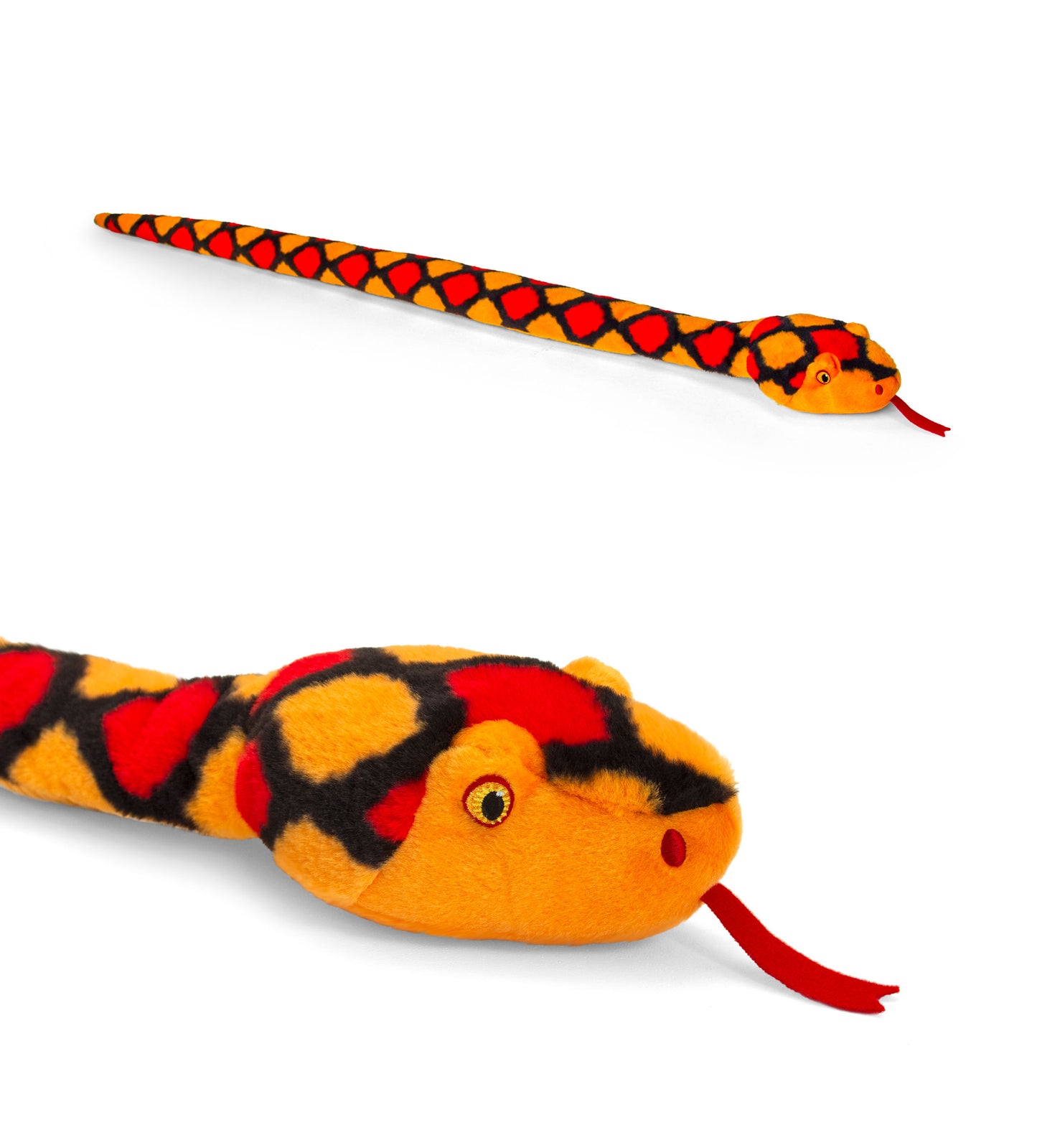 Keeleco Orange Snake Soft Toy 150cm