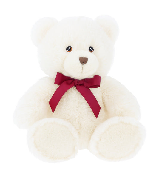Keeleco Harry Bear - Soft Toy - White - 25cm