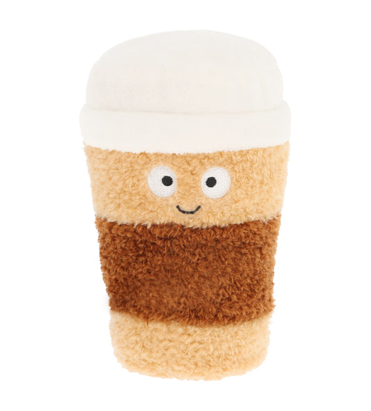 Keeleco Snackies - Coffee Cup Soft Toy 18cm