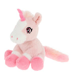 Keeleco Pink Ponytails Unicorn Soft Toy 22cm