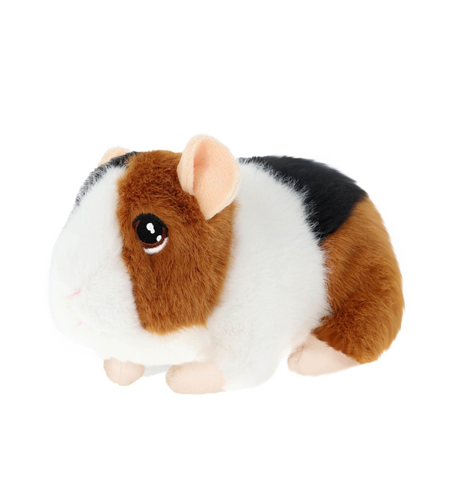 Keeleco Guinea Pig (with sound) Soft Toy - Tri Colour - 14cm