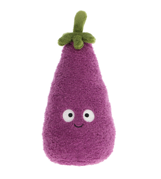 Keeleco Snackies Fruit & Veg - Aubergine Soft Toy 18cm