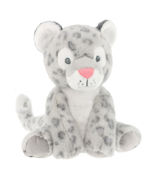 Keeleco Baby Snuggles Snow Leopard Soft Toy - 25cm
